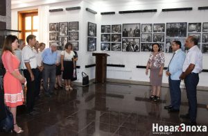 В Агсу прошла юбилейная выставка Народного художника Азербайджана – ФОТО