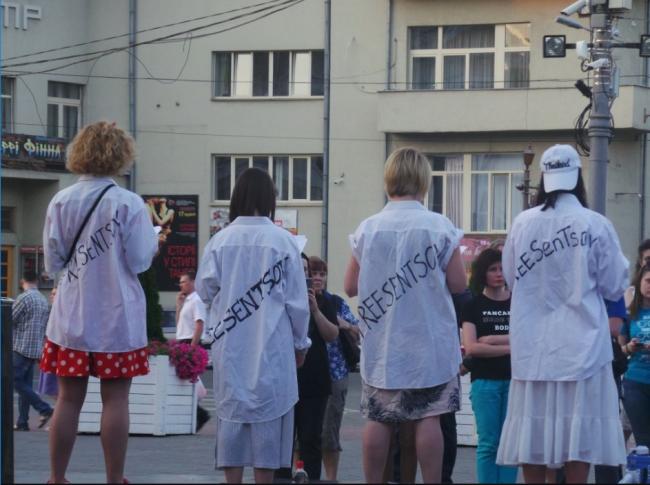 Сегодня в Киеве акция в поддержку Сенцова: весь день искали яйца