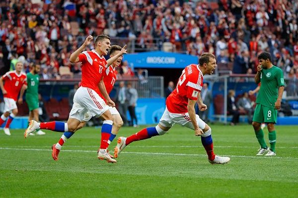 Гол Артёма Дзюбы помог сборной России разгромить Саудовскую Аравию на ЧМ-2018