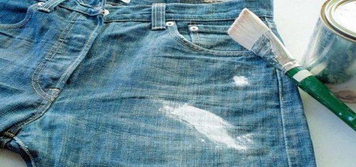 Как вывести краску с джинсов